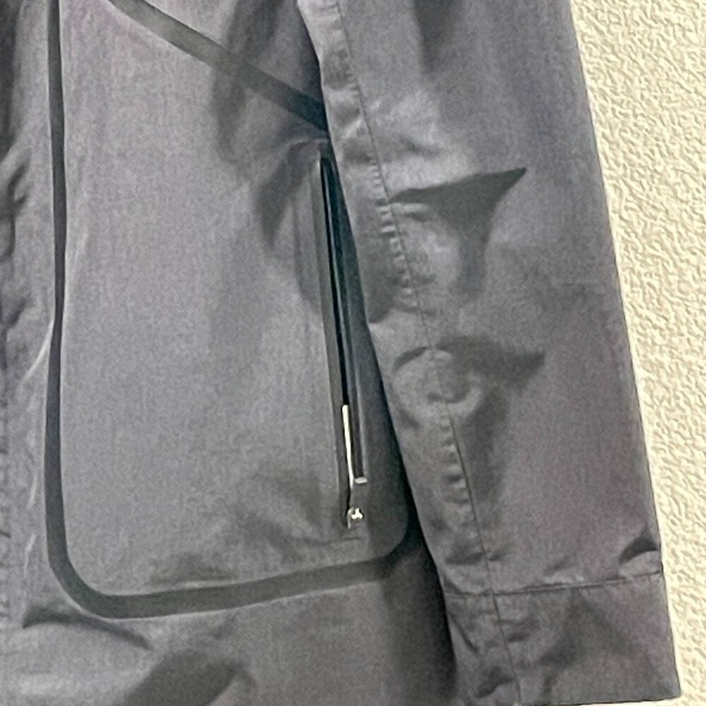(NEW) MONDETTA Lightweight Wind/Rain Breaker Hooded Jacket, Charcoal - S/P - Picture 3 of 12